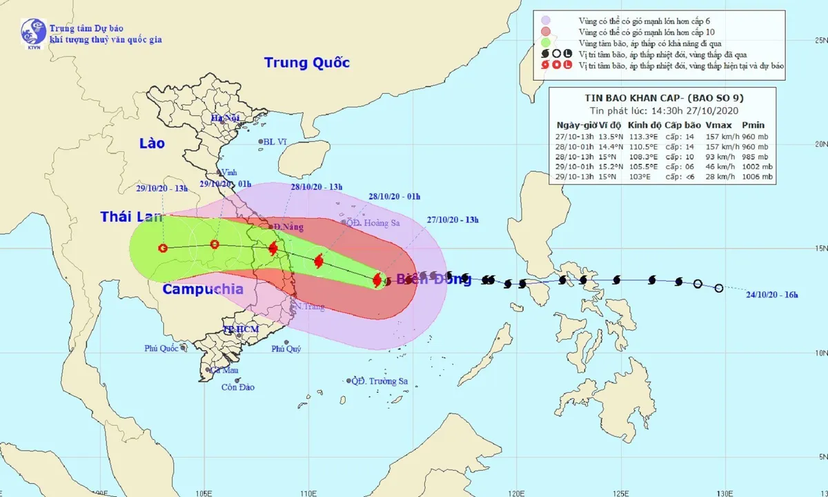 Thủ tướng ban hành tiếp công điện khẩn cấp ứng phó bão số 9 - Ảnh 1.