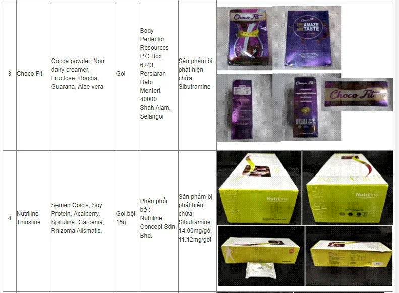 Cảnh báo từ Singapore về việc phát hiện các sản phẩm thực phẩm có chứa chất cấm - Ảnh 2. Cảnh báo từ Singapore về việc phát hiện các sản phẩm thực phẩm có chứa chất cấm - Ảnh 2.