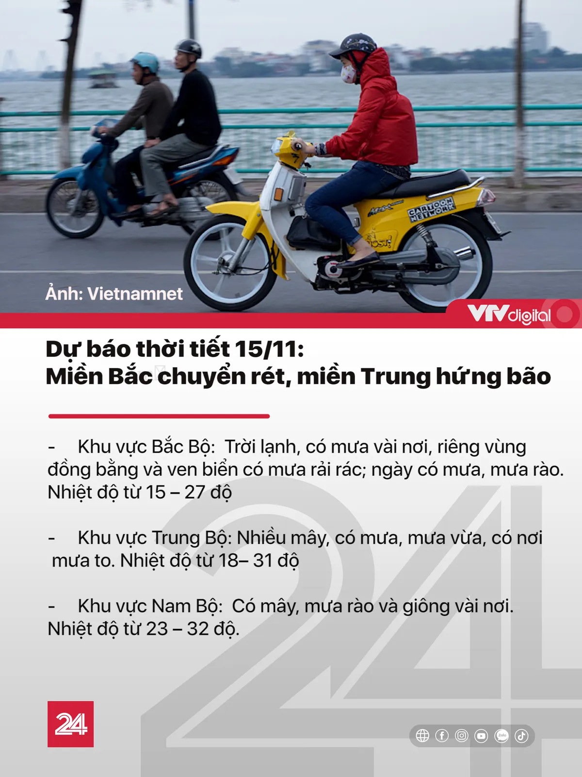 Tin nóng đầu ngày 15/11: Bão số 13 áp sát đất liền, ảnh hưởng mạnh đến miền Trung - Ảnh 7.