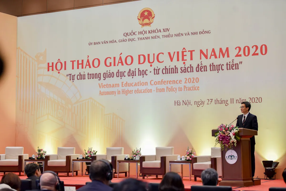 Đổi mới giáo dục đại học theo hướng tự chủ là bước chuyển mang tính lịch sử - Ảnh 1.