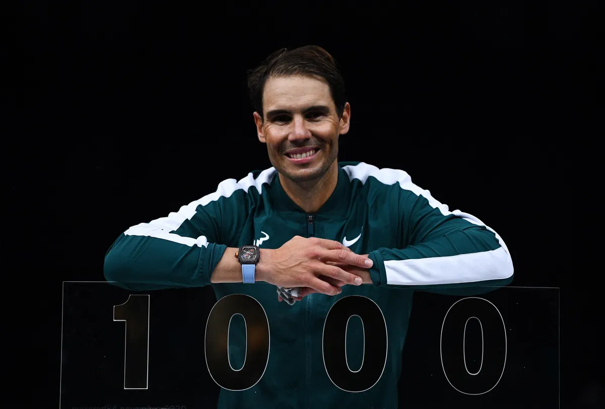 Vượt qua Lopez tại v&ograve;ng 2 Paris Masters, Nadal đạt mốc 1000 chiến thắng - Ảnh 2.
