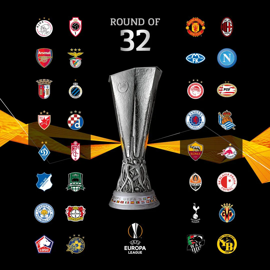 Europa League: Xác định 32 đội bóng góp mặt tại vòng 1/16 - Ảnh 1. Europa League: Xác định 32 đội bóng góp mặt tại vòng 1/16 - Ảnh 1.