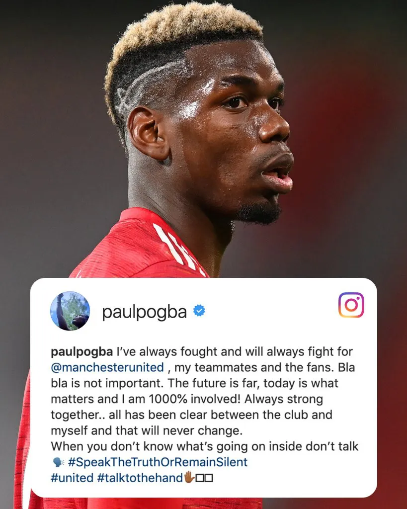 Paul Pogba lên tiếng về tương lai sau trận derby Manchester - Ảnh 1. Paul Pogba lên tiếng về tương lai sau trận derby Manchester - Ảnh 1.