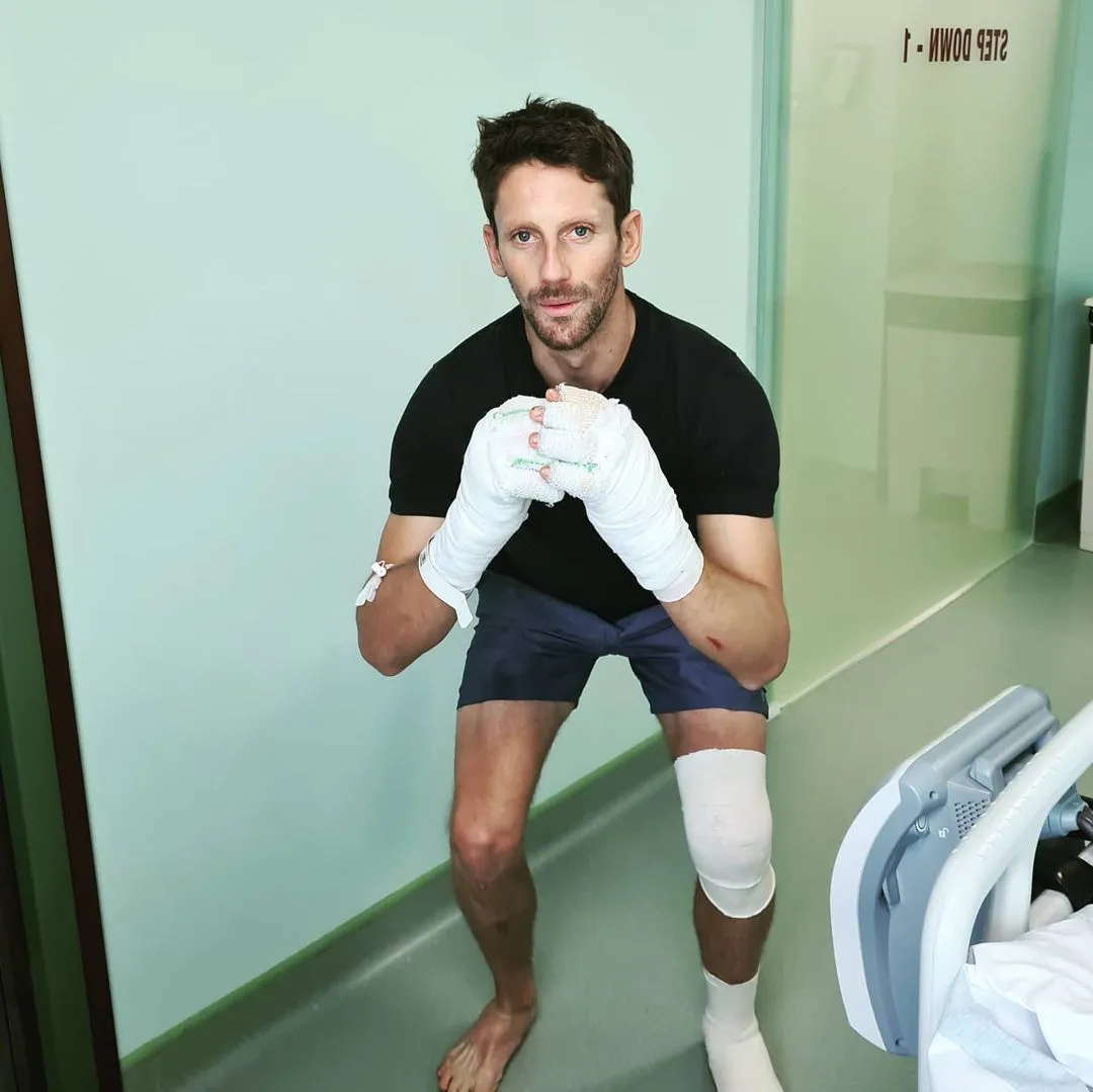 Romain Grosjean có thể thi đấu chặng cuối mùa giải F1 2020 - Ảnh 1. Romain Grosjean có thể thi đấu chặng cuối mùa giải F1 2020 - Ảnh 1.