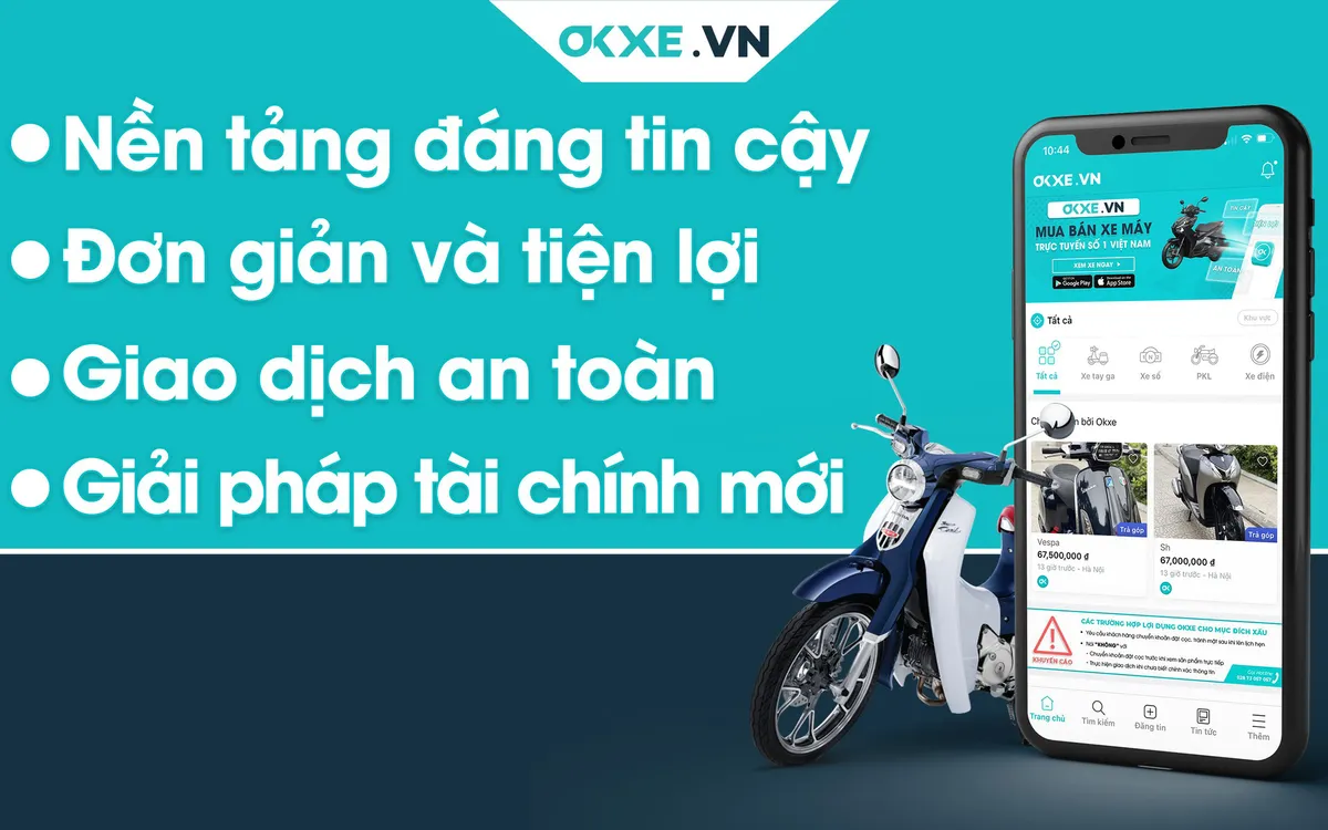 OKXE.VN - Lựa chọn thông minh cho mua bán xe máy trực tuyến - Ảnh 2. OKXE.VN - Lựa chọn thông minh cho mua bán xe máy trực tuyến - Ảnh 2.