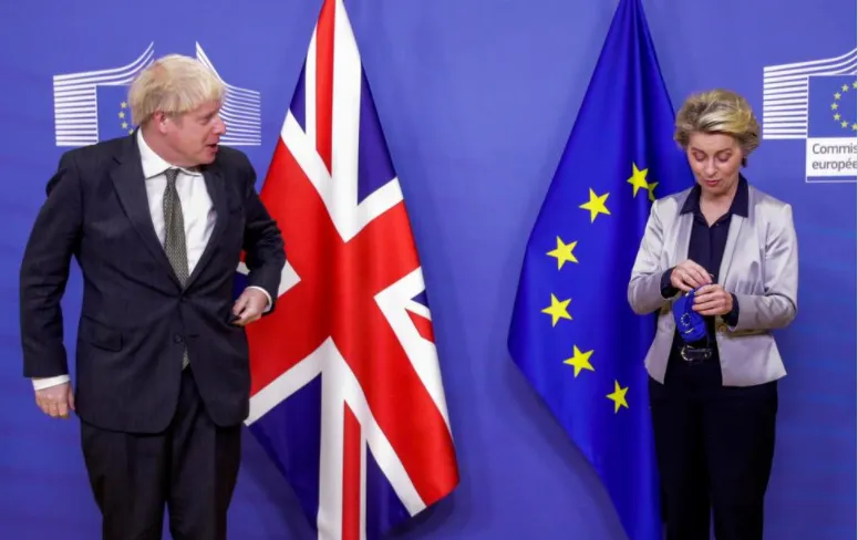 Châu Âu - Anh hoàn tất thỏa thuận thương mại hậu Brexit - Ảnh 1.