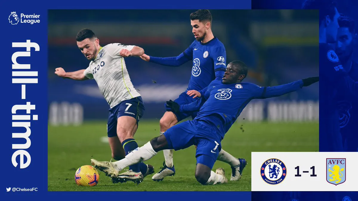 Chelsea 1-1 Aston Villa: Chia điểm tiếc nuối, Chelsea vượt Man City và Tottenham trên BXH - Ảnh 4. Chelsea 1-1 Aston Villa: Chia điểm tiếc nuối, Chelsea vượt Man City và Tottenham trên BXH - Ảnh 4.