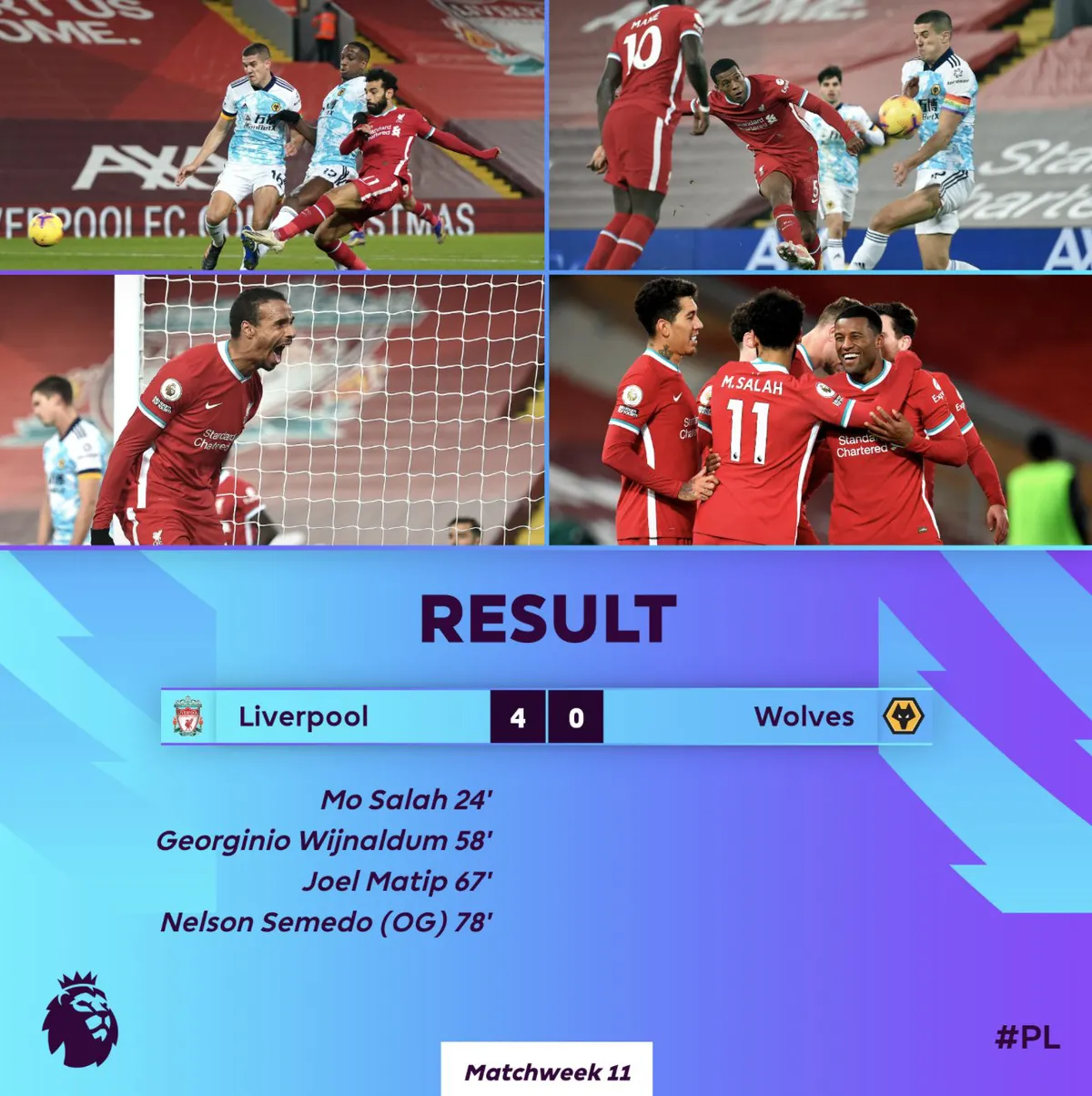 Liverpool 4-0 Wolverhampton: Mở tiệc bàn thắng mừng CĐV trở lại Anfield - Ảnh 3. Liverpool 4-0 Wolverhampton: Mở tiệc bàn thắng mừng CĐV trở lại Anfield - Ảnh 3.