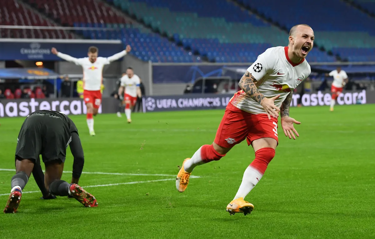 Champions League: Thua Leipzig, Man Utd bị loại và phải xuống chơi ở Europa League - Ảnh 1. Champions League: Thua Leipzig, Man Utd bị loại và phải xuống chơi ở Europa League - Ảnh 1.