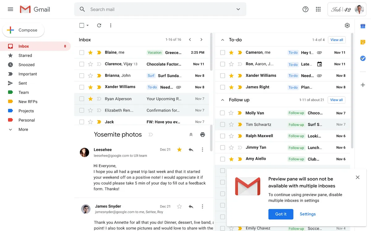 Gmail sẽ có một số thay đổi lớn vào ngày 20/2 - Ảnh 1.