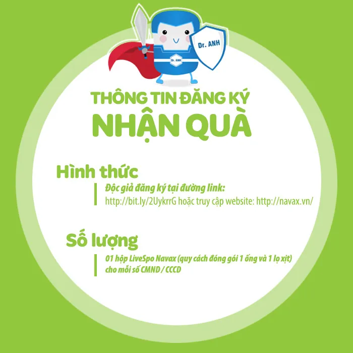 Bào tử lợi khuẩn Dr. ANH tặng miễn phí sản phẩm giúp tăng đề kháng đường hô hấp - Ảnh 2.