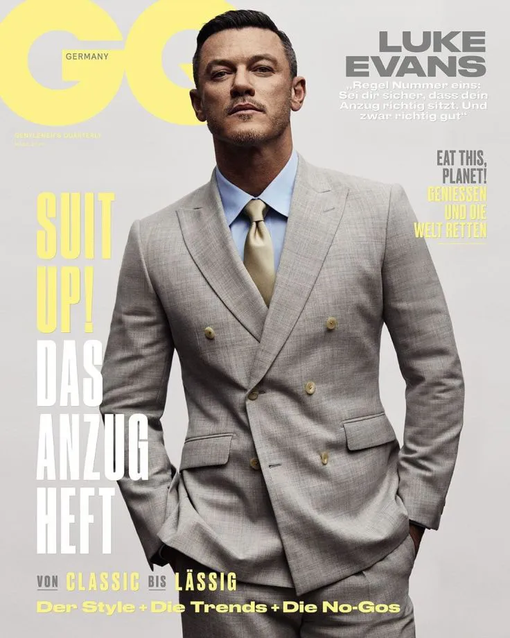 Luke Evans lịch l&atilde;m tr&ecirc;n GQ - Ảnh 1.