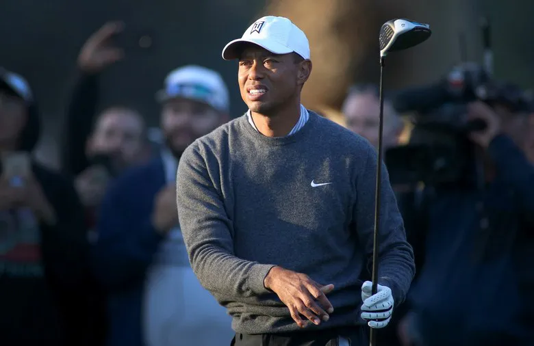 Tiger Wood thi đấu thất vọng tại giải golf Genesis Invitational - Ảnh 1. Tiger Wood thi đấu thất vọng tại giải golf Genesis Invitational - Ảnh 1.