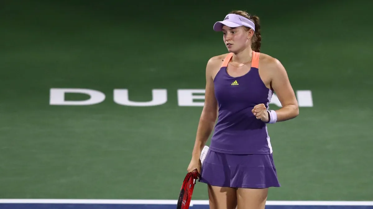 Simona Halep và Elena Rybakina vào chung kết Dubai mở rộng 2020 - Ảnh 3. Simona Halep và Elena Rybakina vào chung kết Dubai mở rộng 2020 - Ảnh 3.