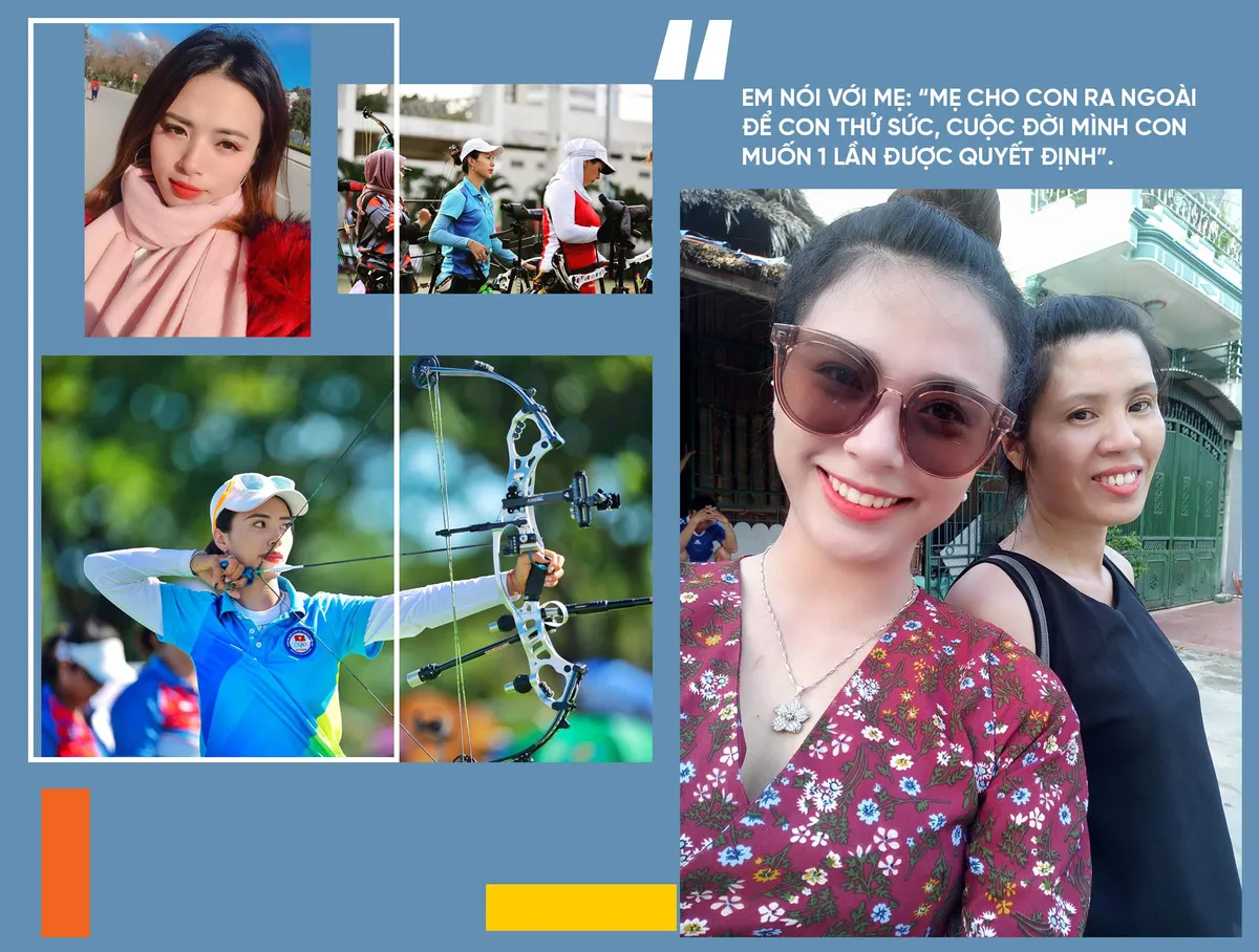 Nữ cung thủ đoạt huy chương SEA Games Lê Phương Thảo: Em ước có nhiều thời gian bên mẹ - Ảnh 3.