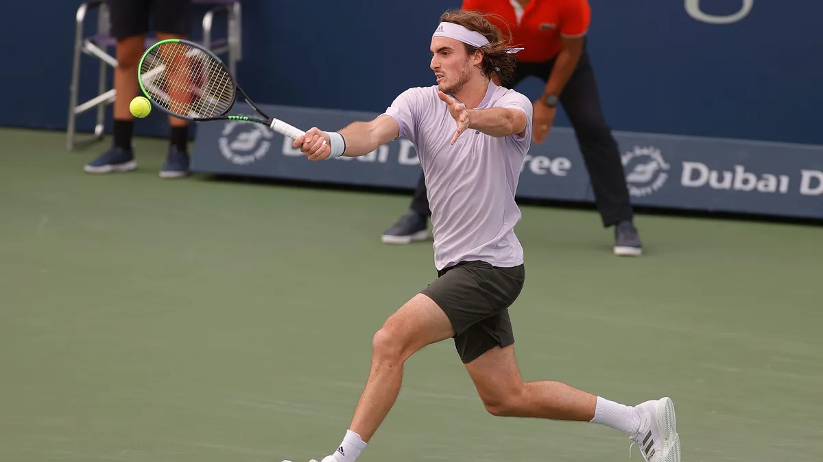 Djokovic và Stefános Tsitsipas cùng ghi tên mình vào tứ kết Dubai mở rộng 2020 - Ảnh 3. Djokovic và Stefános Tsitsipas cùng ghi tên mình vào tứ kết Dubai mở rộng 2020 - Ảnh 3.