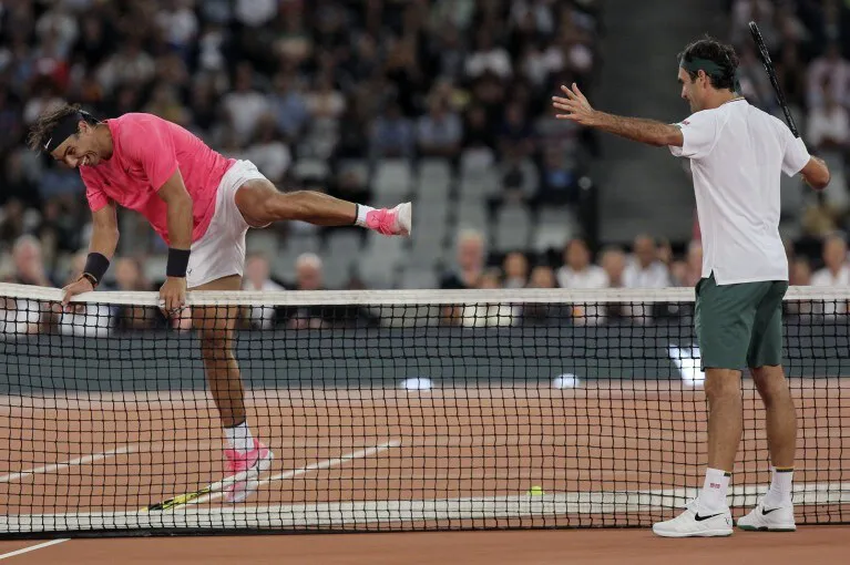 Federer thắng Nadal trong trận đấu kỷ lục của quần vợt thế giới! - Ảnh 5. Federer thắng Nadal trong trận đấu kỷ lục của quần vợt thế giới! - Ảnh 5.