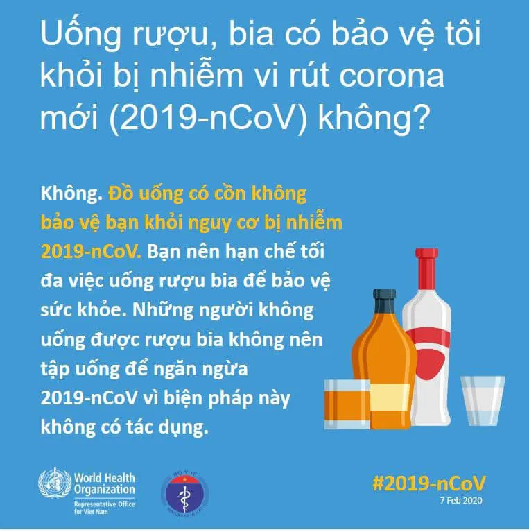 Uống bia, rượu, ăn tỏi... có phòng được nCoV? - Ảnh 1.