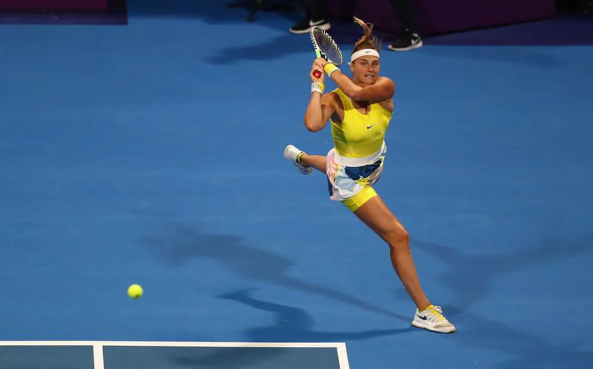 Aryna Sabalenka vô địch giải quần vợt Qatar mở rộng 2020 - Ảnh 2. Aryna Sabalenka vô địch giải quần vợt Qatar mở rộng 2020 - Ảnh 2.