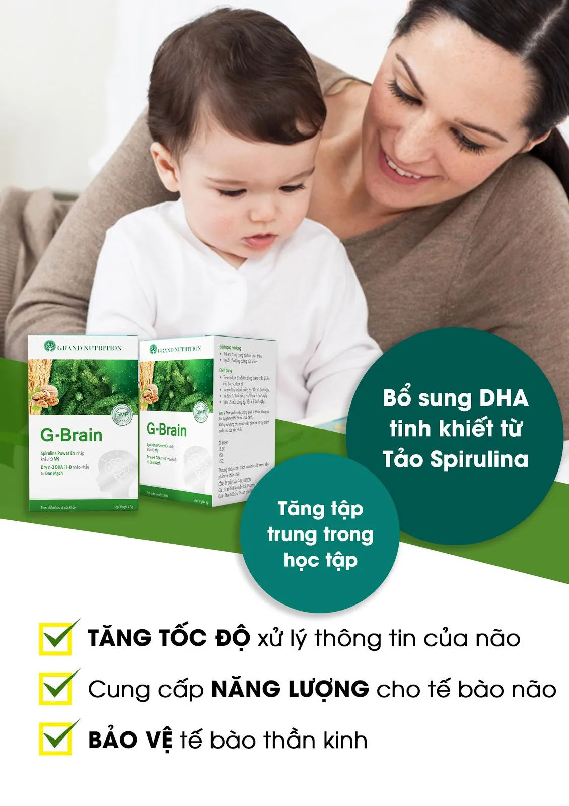 Cốm Trí não G-Brain tăng khả năng tập trung trong học tập - Ảnh 3.