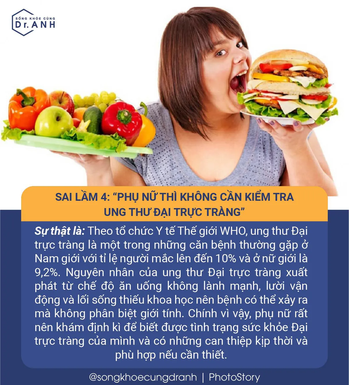 5 quan niệm sai lầm về ung thư đại trực tràng nhiều người Việt mắc phải - Ảnh 4.