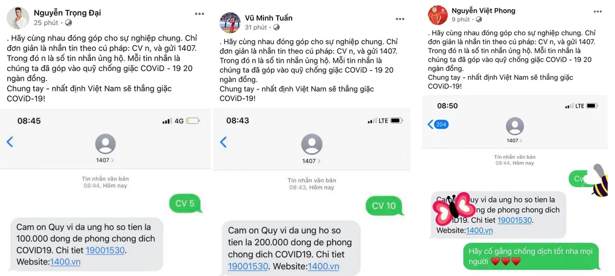 ẢNH: CLB Viettel nhắn tin ủng hộ, chung tay đẩy lùi dịch Covid-19 - Ảnh 8. ẢNH: CLB Viettel nhắn tin ủng hộ, chung tay đẩy lùi dịch Covid-19 - Ảnh 8.