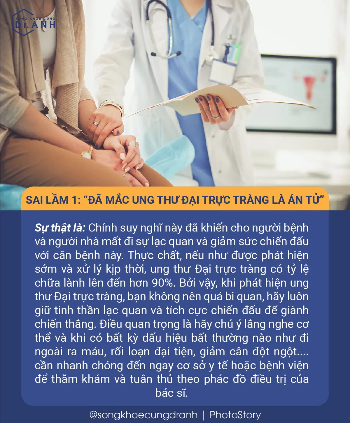 5 quan niệm sai lầm về ung thư đại trực tràng nhiều người Việt mắc phải - Ảnh 1.