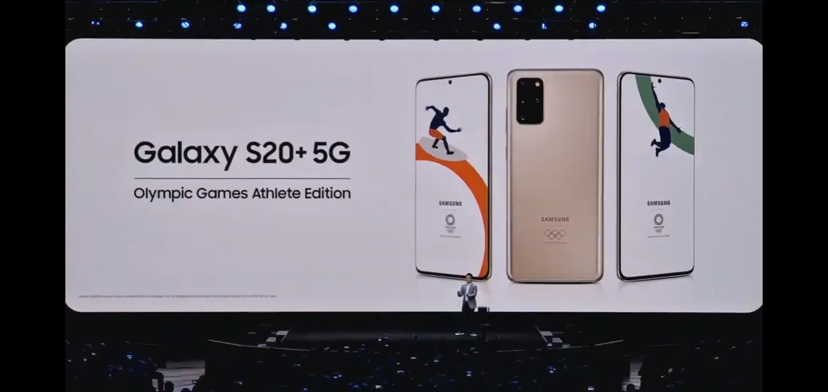 Sắp ra mắt Samsung Galaxy S20+ phiên bản Olympic - Ảnh 1.