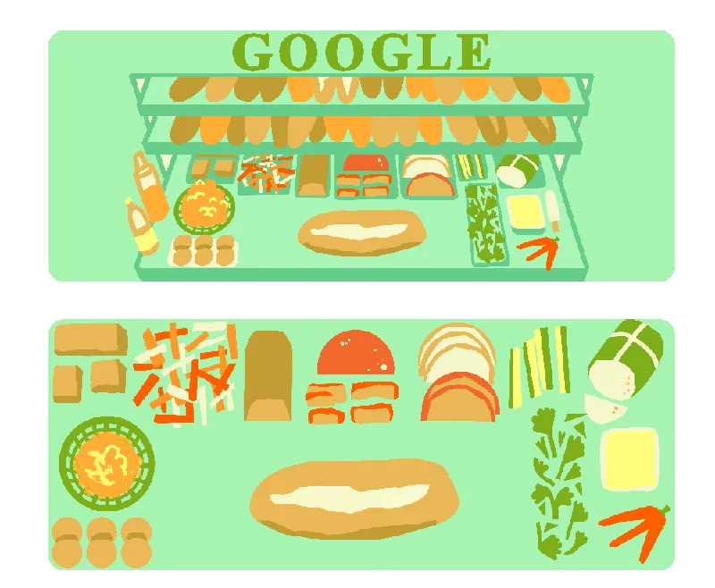 Google nói gì về việc chọn bánh mì Việt Nam làm doodle mới? - Ảnh 6.