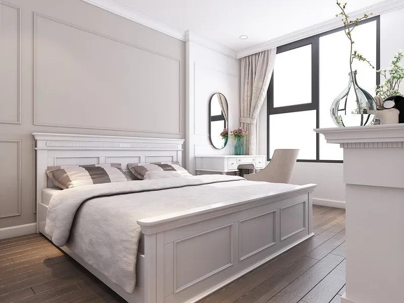 Mục sở thị căn hộ 30m2 mang phong cách tân cổ điển sang trọng - Ảnh 8.