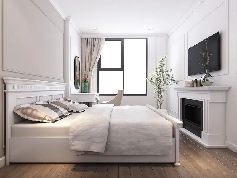 Mục sở thị căn hộ 30m2 mang phong cách tân cổ điển sang trọng - Ảnh 9.