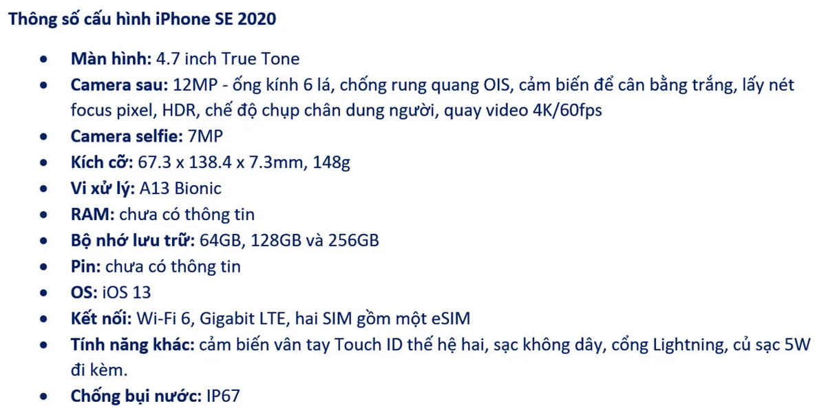 CHÍNH THỨC: Apple ra mắt iPhone SE giá rẻ mới - Ảnh 3.