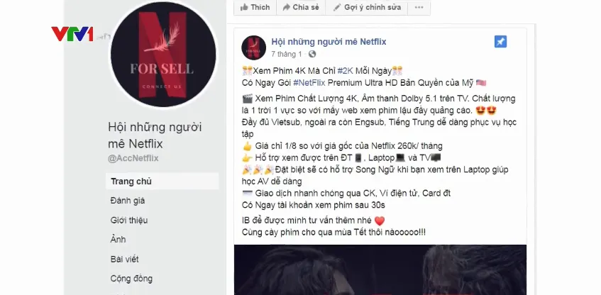 Cảnh giác chiêu trò lừa đảo khi mua tài khoản Netflix - Ảnh 1.