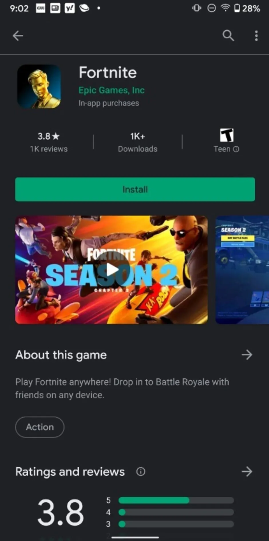 Fortnite cuối cùng đã có mặt trên Google Play Store - Ảnh 1.