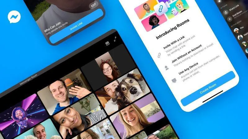 Facebook thách thức Zoom với tính năng Messenger Rooms - Ảnh 1. Facebook thách thức Zoom với tính năng Messenger Rooms - Ảnh 1.