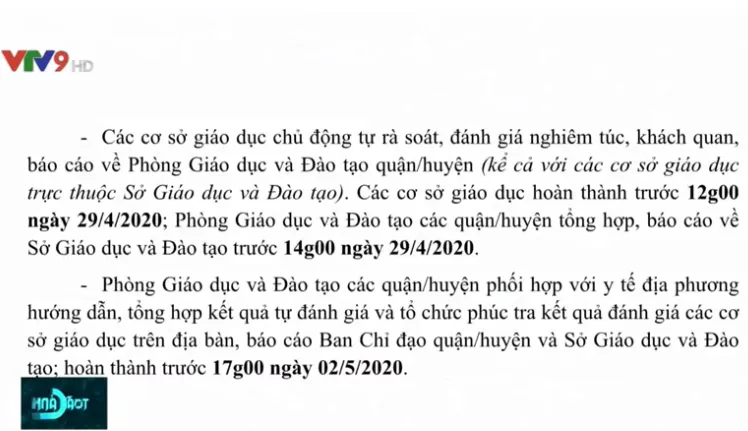 Các trường tại TP.HCM phải hoàn thành Bộ tiêu chí đánh giá rủi ro trước ngày 29/4 - Ảnh 1.