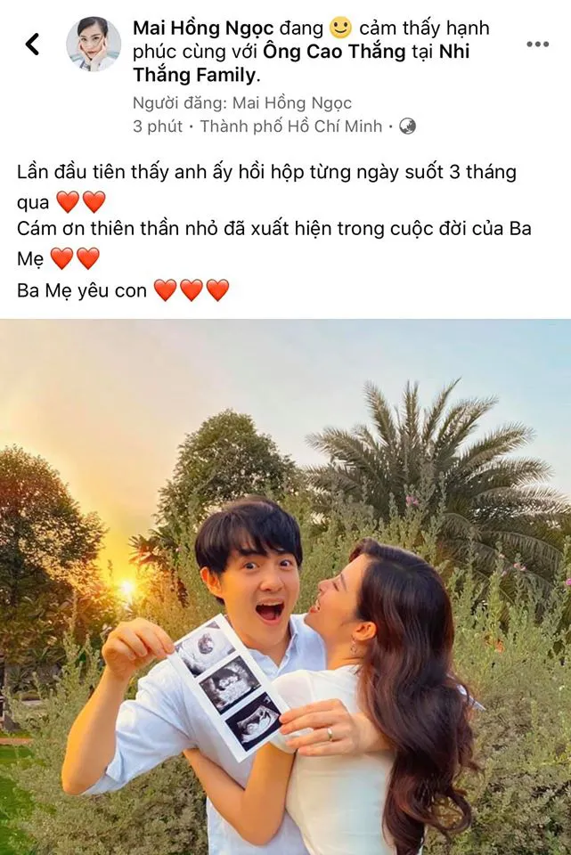 Đông Nhi hạnh phúc khoe tin vui mang bầu - Ảnh 1.