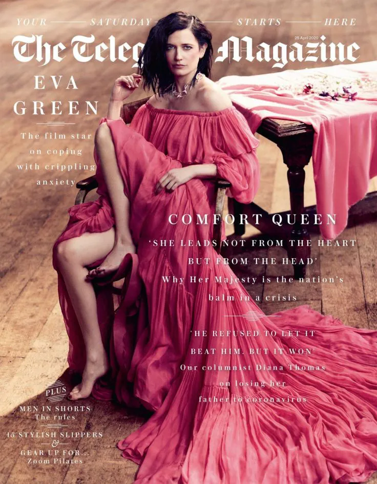 Eva Green hút hồn trên The Telegraph , đẹp như một bông hồng - Ảnh 1.
