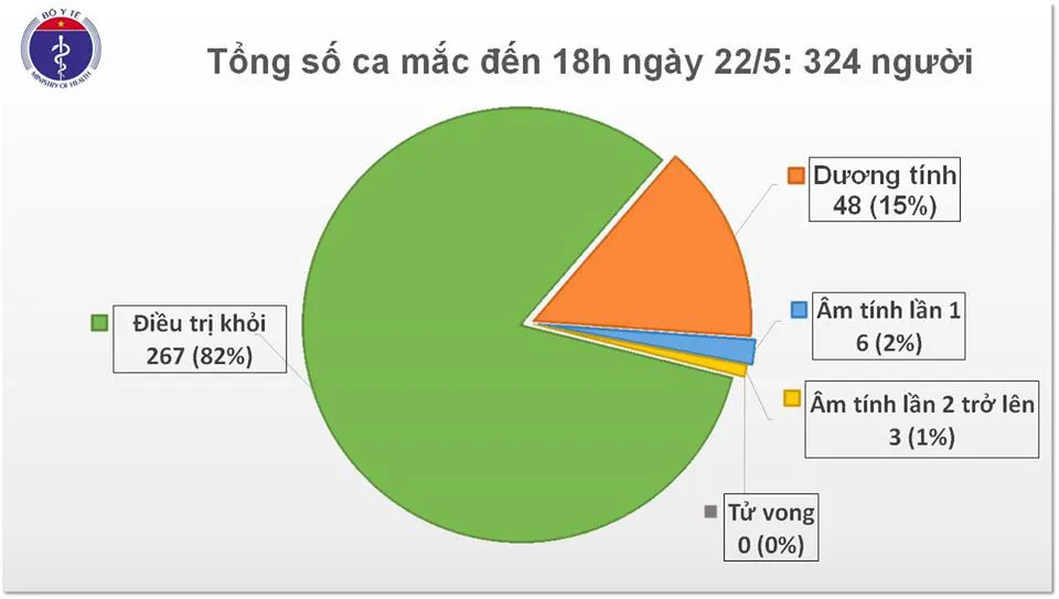 Dịch COVID-19 chiều 22/5: Thêm 1 bệnh nhân tái dương tính đã khỏi bệnh, BN91 chuyển sang BV Chợ Rẫy - Ảnh 2.