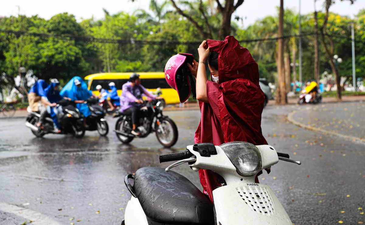 Ngắm g&oacute;c phố Thanh Ni&ecirc;n - Thuỵ Khu&ecirc; đẹp dịu d&agrave;ng sau cơn mưa r&agrave;o - Ảnh 3.