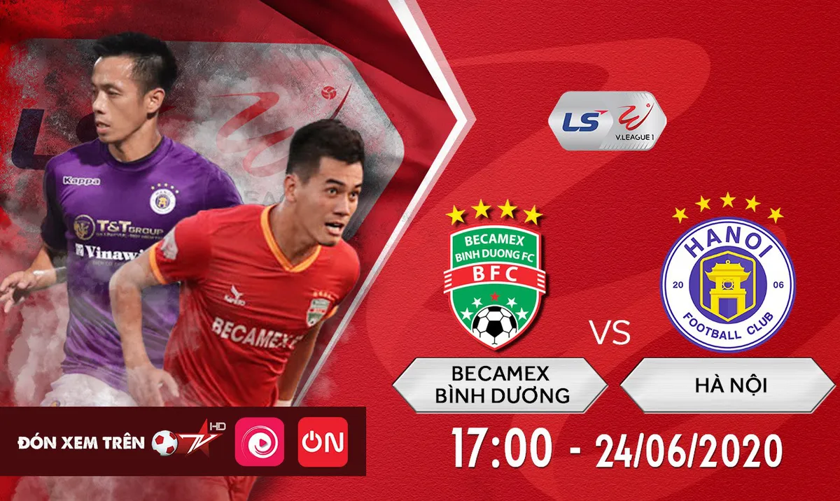 V-League vòng 6: ĐKVĐ Hà Nội và chuyến làm khách bão táp ở Bình Dương (17h, 24/6) - Ảnh 1.