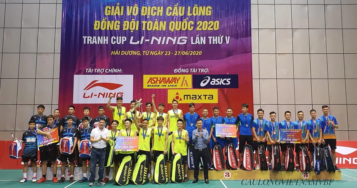 Giải vô địch cầu lông đồng đội toàn quốc và cảm xúc của người trong cuộc - Ảnh 1. Giải vô địch cầu lông đồng đội toàn quốc và cảm xúc của người trong cuộc - Ảnh 1.