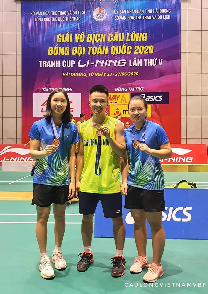 Giải vô địch cầu lông đồng đội toàn quốc 2020: Hà Nội VĐ đồng đội nam, TP HCM VĐ đồng đội nữ - Ảnh 5. Giải vô địch cầu lông đồng đội toàn quốc 2020: Hà Nội VĐ đồng đội nam, TP HCM VĐ đồng đội nữ - Ảnh 5.