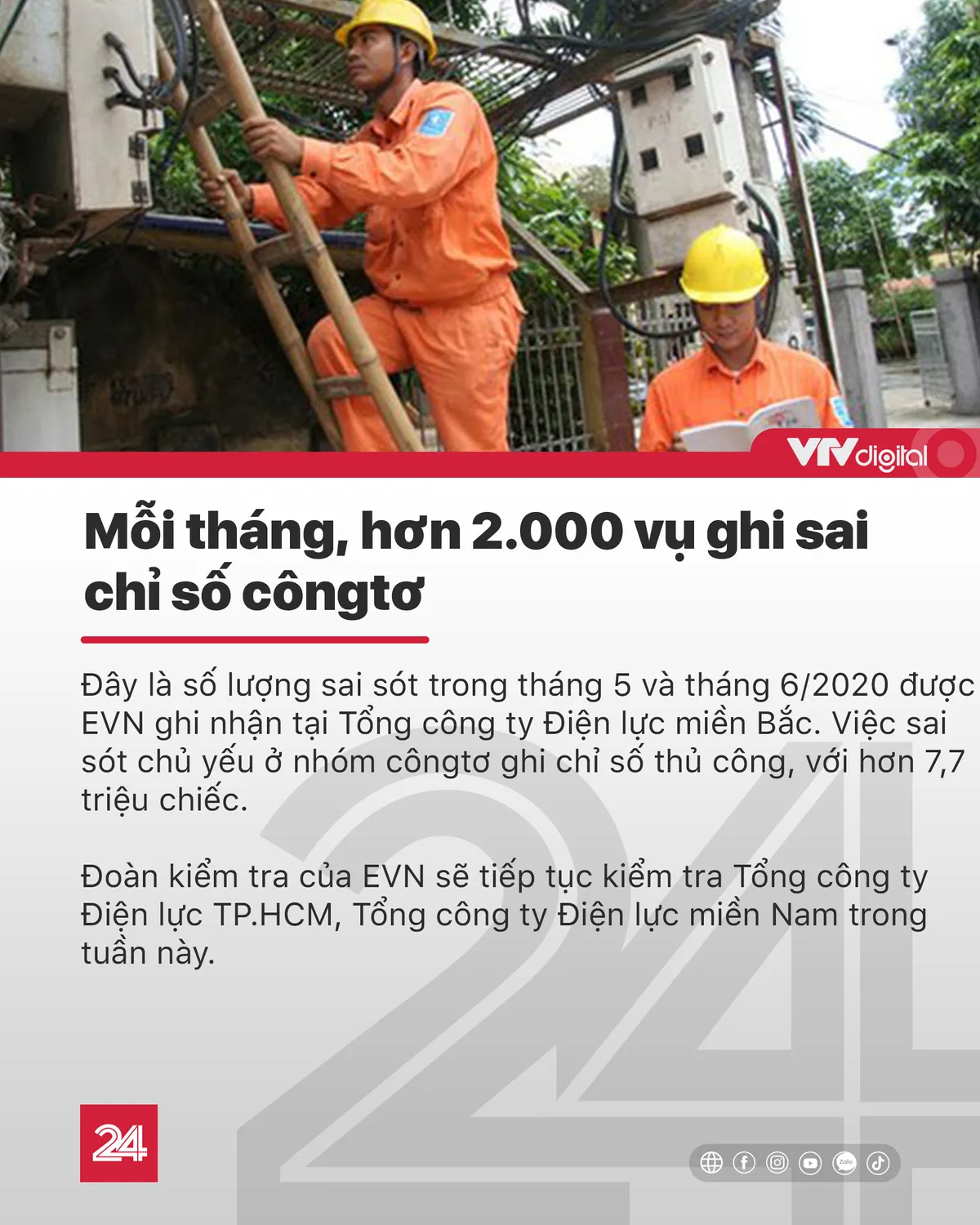 Tin nóng đầu ngày (1/7): Phát hiện hơn 2000 vụ ghi sai số công tơ điện - Ảnh 3.