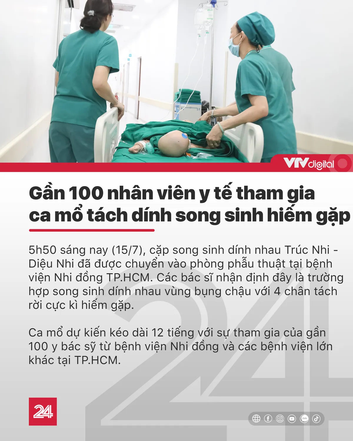 Tin nóng đầu ngày 15/7: Số ca tay chân miệng tăng nhanh, bắt đầu ca mổ tách dính song sinh hiếm gặp - Ảnh 1.