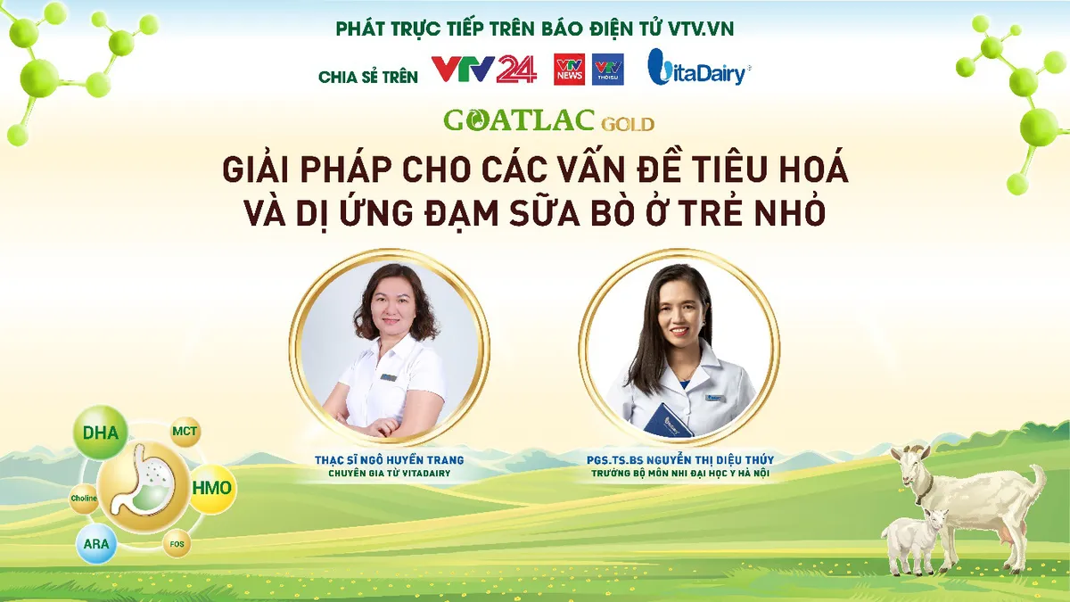 Tư vấn trực tuyến: Giải pháp cho các vấn đề tiêu hoá và dị ứng đạm sữa bò ở trẻ nhỏ - Ảnh 1.