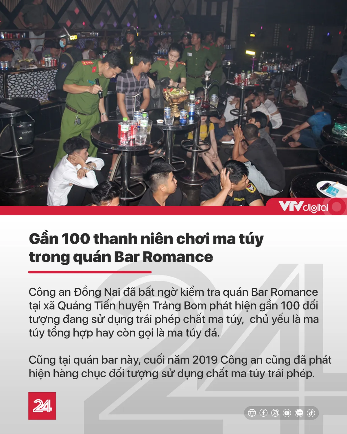 Tin nóng đầu ngày 20/7: Gần 100 thanh niên chơi ma túy trong quán bar, khởi tố 3 đối tượng mua bán thận - Ảnh 2.