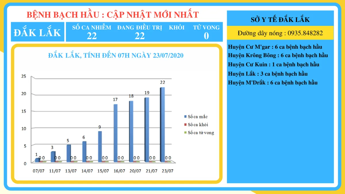 Phát hiện thêm 4 ca mắc bạch hầu tại Đắk Lắk và Đắk Nông - Ảnh 1.