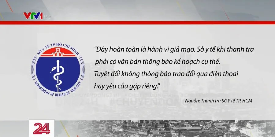 Giả mạo Thanh tra Sở Y tế TP.HCM lừa đảo các cơ sở thẩm mỹ - Ảnh 1.