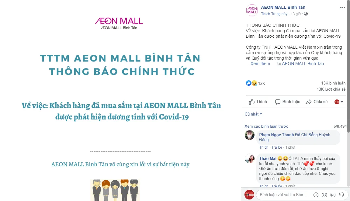 Thực hư thông tin bệnh nhân COVID-19 số 450 trốn viện và từng đi siêu thị Aeon Mall? - Ảnh 2.